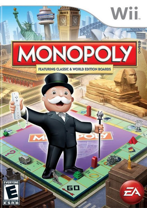 Monopoly - Nintendo Wii NW Video Game