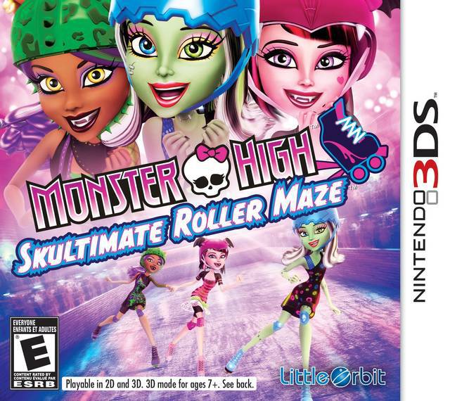 Monster High Skultimate Roller Maze - Nintendo 3DS 2DS 3DS N2DS N3DS Video Game