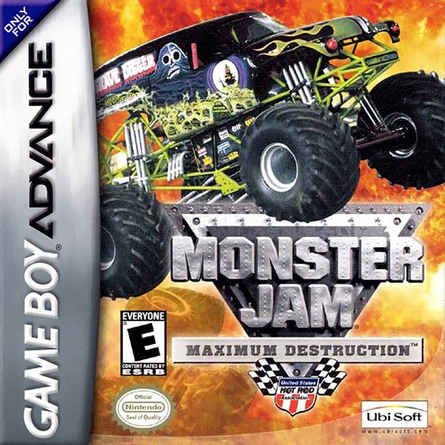 Monster Jam Maximum Destruction - Nintendo Game Boy Advance GBA Video Game