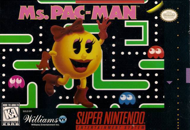 Ms. Pac-Man - Super Nintendo Entertainment System