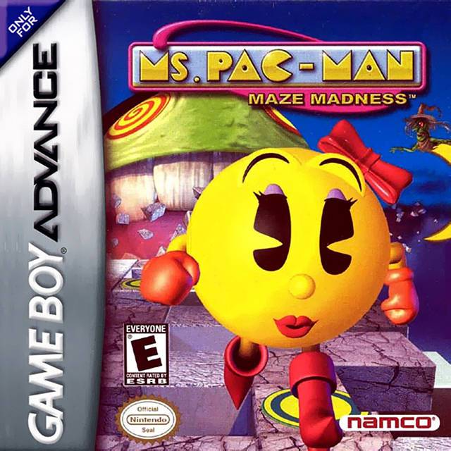 Ms. Pac-Man Maze Madness - Nintendo Game Boy Advance GBA GBA SP Video Game