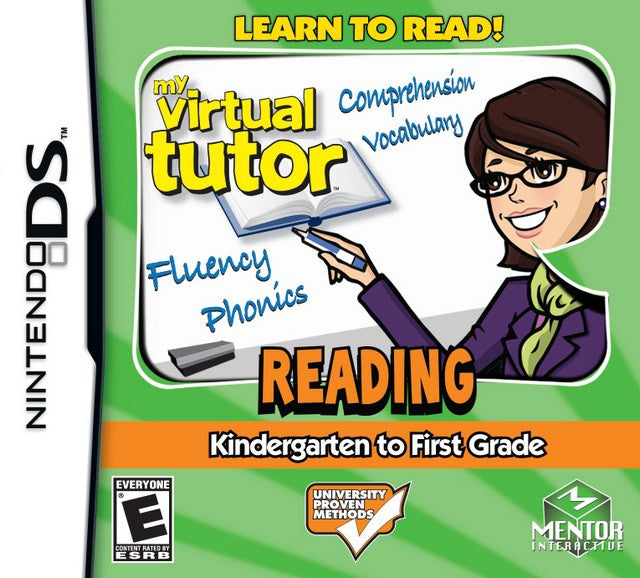 My Virtual Tutor Reading Kindergarten to First Grade - Nintendo DS