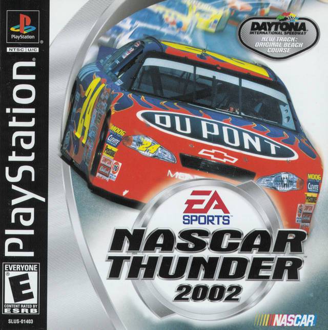 NASCAR Thunder 2002 - Sony PlayStation 1 PS1 PS2 PS3 PS PSX Video Game