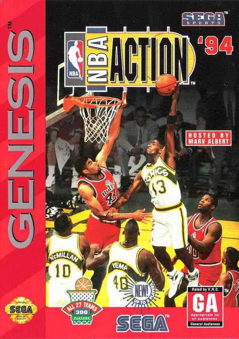 NBA Action 94 - Sega Genesis SG GEN Mega Drive SMD Video Game