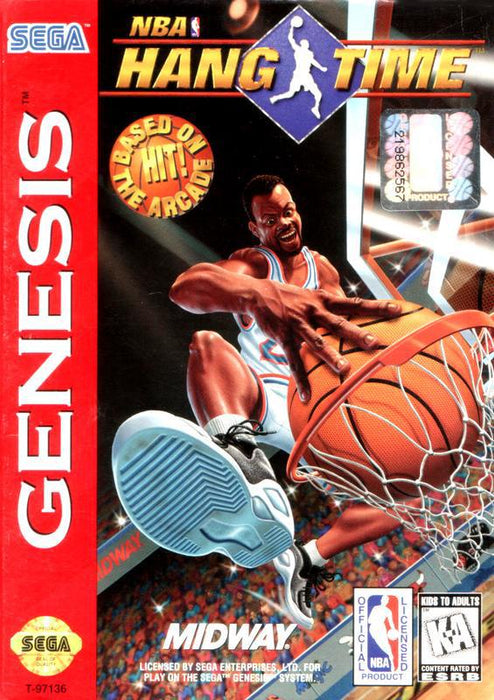 NBA Hang Time - Sega Genesis SG GEN Mega Drive SMD Video Game