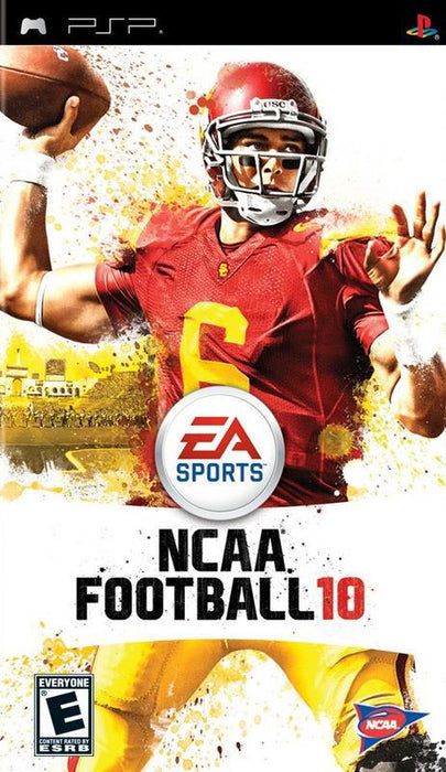 NCAA Football 10 - Sony PlayStation Portable PSP PSP-1000 PSP-2000 PSP-3000 Game