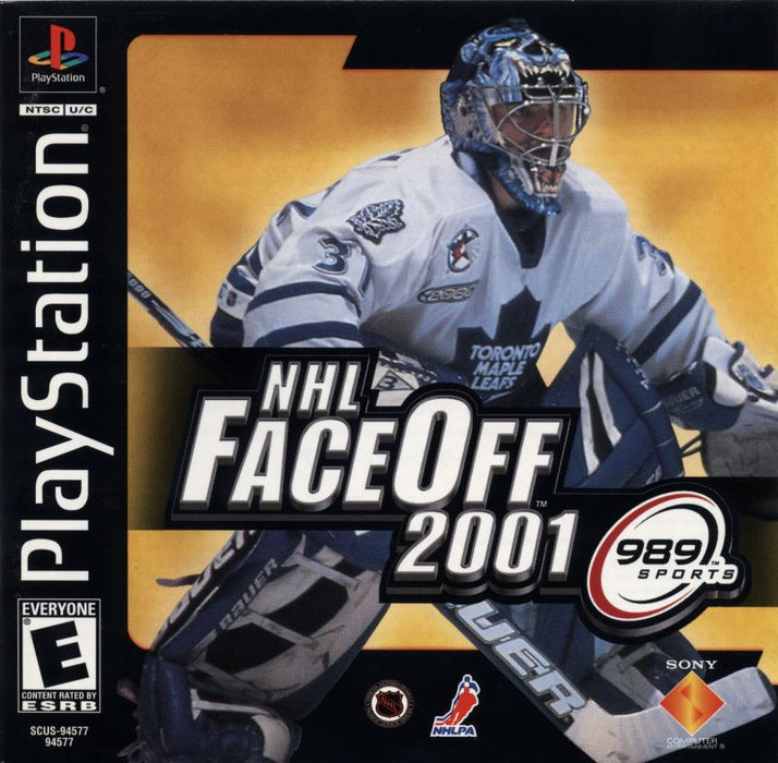 NHL FaceOff 2001 - Sony PlayStation 1 PS1 PS2 PS3 PS PSX Video Game