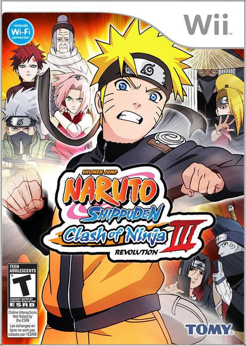 Naruto Shippiden Clash of Ninja Revolution 3 - Wii