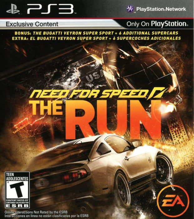 Need for Speed The Run - Sony PlayStation 3 PS3 Video Game