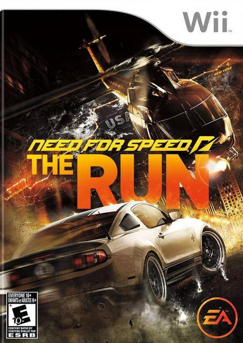 Need for Speed The Run - Nintendo Wii NW Video Game