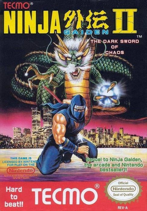 Ninja Gaiden II The Dark Sword of Chaos - Nintendo Entertainment System
