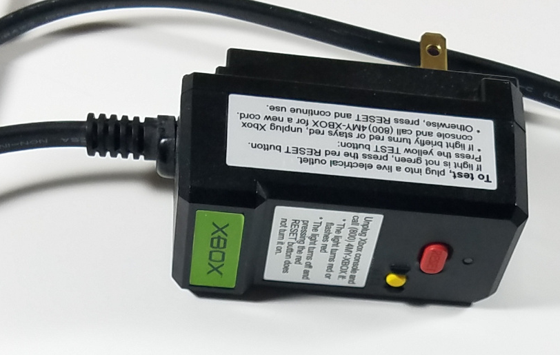 Original xbox power on sale cable