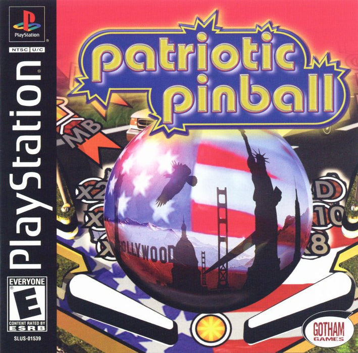 Patriotic Pinball - Sony PlayStation 1 PS1 PS2 PS3 PS PSX Video Game