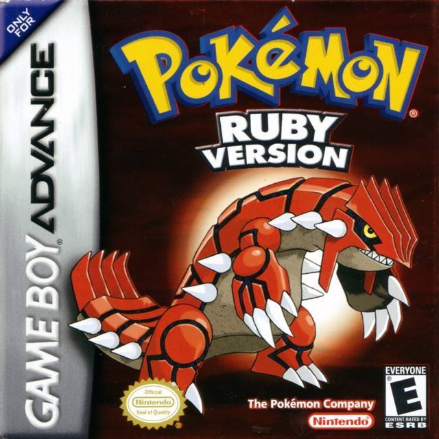 Pokemon Ruby Version - Nintendo Game Boy Advance GBA SP NGBA NGBA SP Video Game