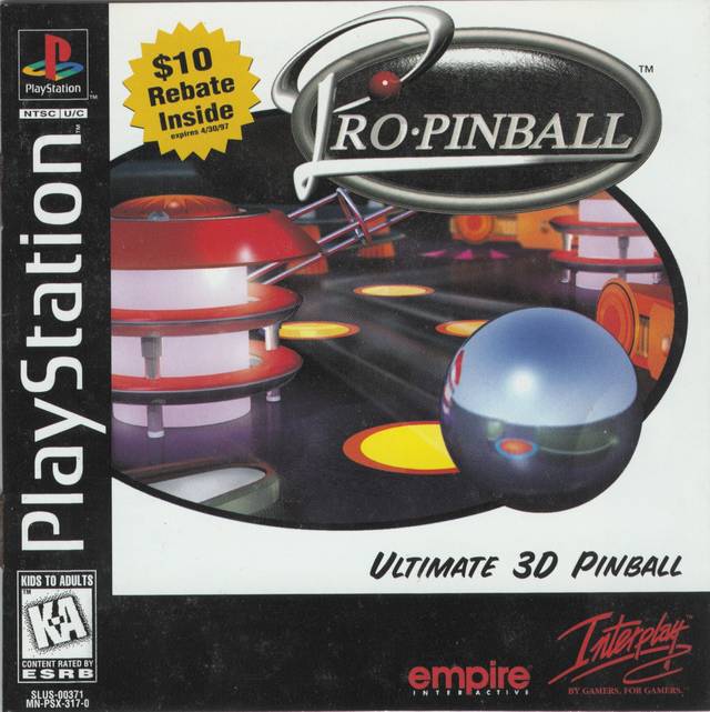 Pro Pinball - Sony PlayStation 1 PS1 PS2 PS3 PS PSX Video Game