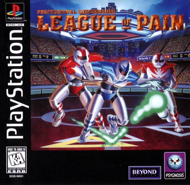 Professional Underground League of Pain - Sony PlayStation 1 PS1 PS2 PS3 PS Game