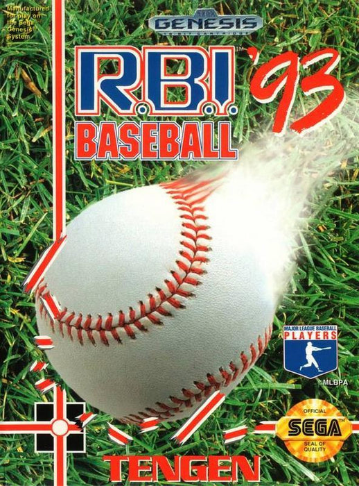 R.B.I. Baseball 93 - Sega Genesis