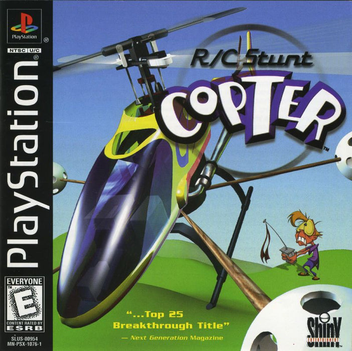 RC Stunt Copter - Sony PlayStation 1 PS1 PS2 PS3 PS PSX Video Game