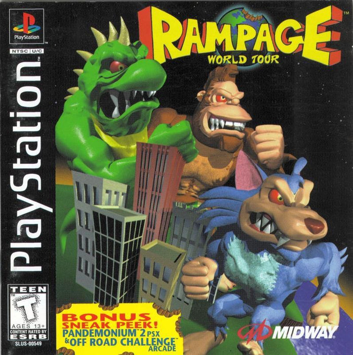 Rampage World Tour - PlayStation 1