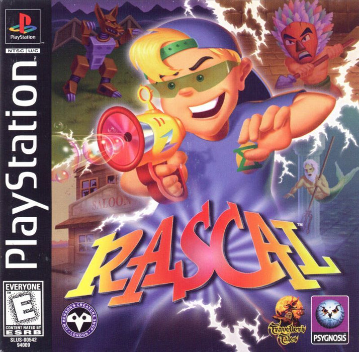 Rascal - Sony PlayStation 1 PS1 PS2 PS3 PS PSX Video Game