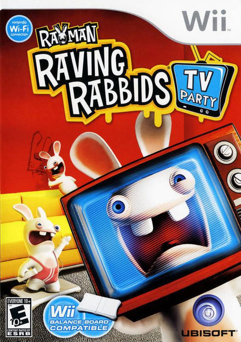 Rayman Raving Rabbids TV Party - Nintendo Wii NW Video Game