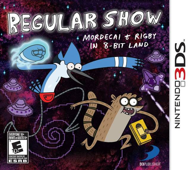 Regular Show Mordecai and Rigby in 8-Bit Land - Nintendo 3DS