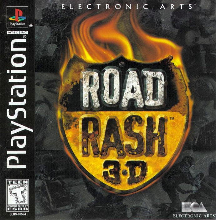 Road Rash 3D - Sony PlayStation 1 PS1 PS2 PS3 PS PSX Video Game