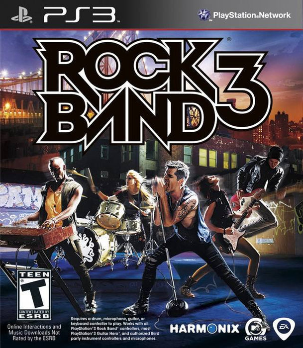 Rock Band 3 - Sony PlayStation 3 PS3 Video Game