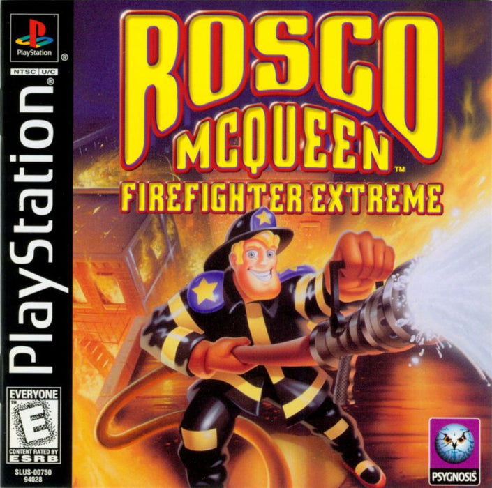 Rosco McQueen Firefighter Extreme - Sony PlayStation 1 PS1 PS2 PS3 PS Video Game