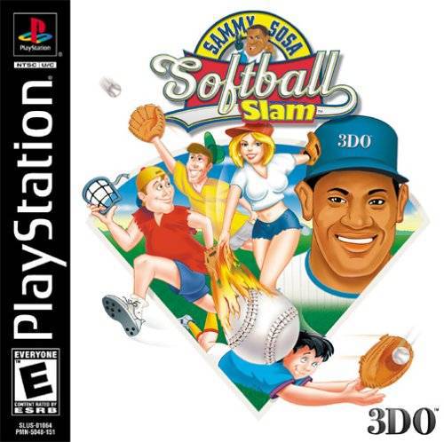 Sammy Sosa Softball Slam - Sony PlayStation 1 PS1 PS2 PS3 PS PSX Video Game