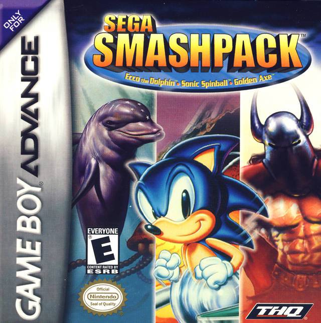 Sega Smash Pack - Nintendo Game Boy Advance GBA GBA SP NGBA NGBA SP Video Game