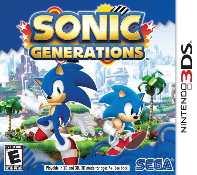 Sonic Generations - Nintendo 3DS 2DS 3DS N2DS N3DS Video Game