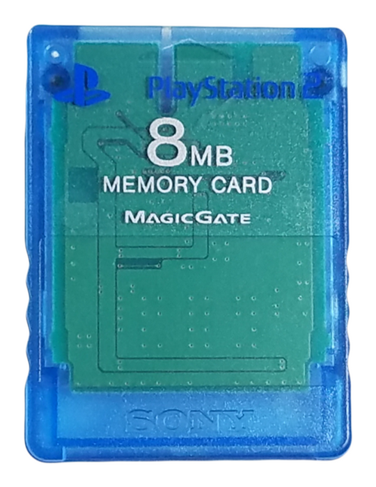 Sony PlayStation 2 PS2 8mb Memory Card Magic Gate SCPH-10020 Authentic Compact Sized Durable Storage Data Game Saver For PS2 Video Games – Blue