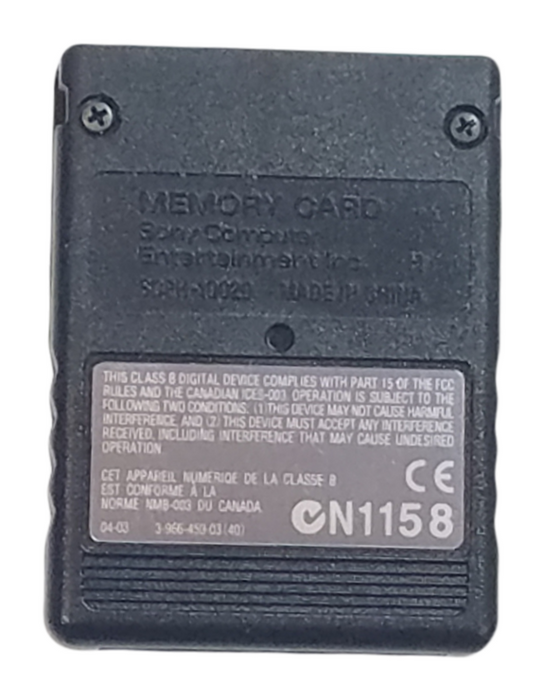 PS2 - Original memory card?