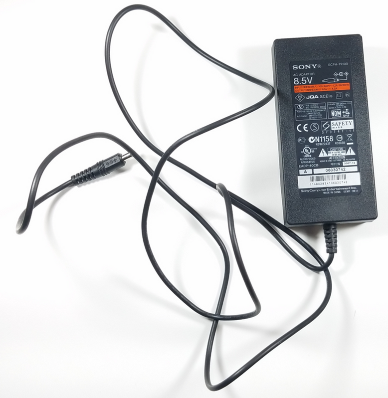 Sony PlayStation 2 PS2 8.5 Volt AC Power Adapter SCPH70100 Genuine Po