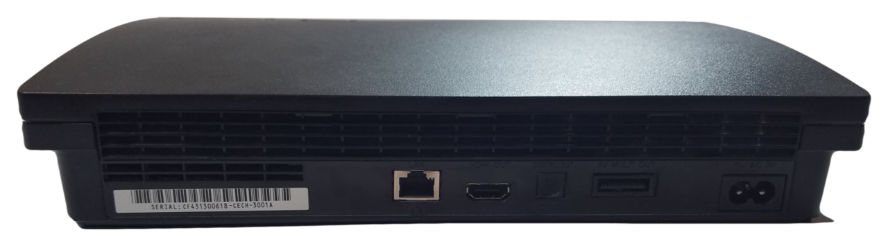 Ps3 Rear Ps3 Slim Back
