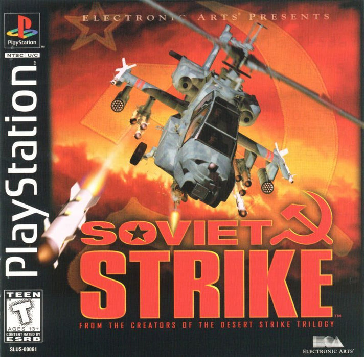 Soviet Strike - Sony PlayStation 1 PS1 PS2 PS3 PS PSX Video Game