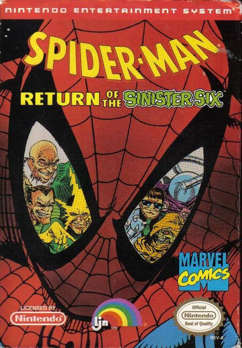 Spider-Man Return of the Sinister Six - Nintendo Entertainment System