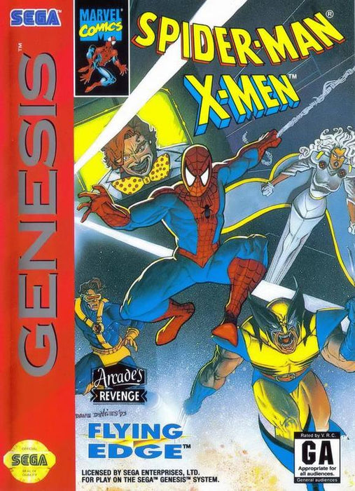 Spider-Man  X-Men Arcades Revenge - Sega Genesis