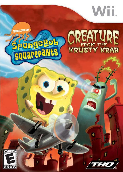 SpongeBob SquarePants Creature from the Krusty Krab - Nintendo Wii NW Video Game