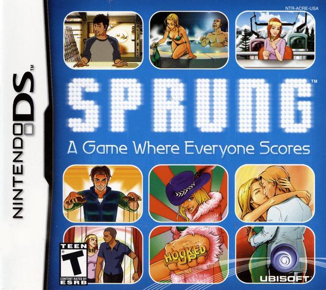 Sprung - Nintendo DS DSL DSi DSiXL NDSi NDSiXL NDS NDSL Dual Screen Video Game