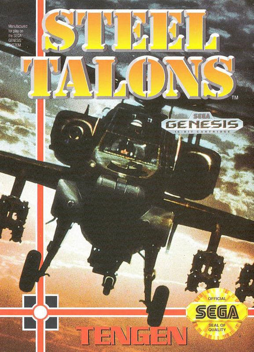 Steel Talons - Sega Genesis SG GEN Mega Drive SMD Video Game