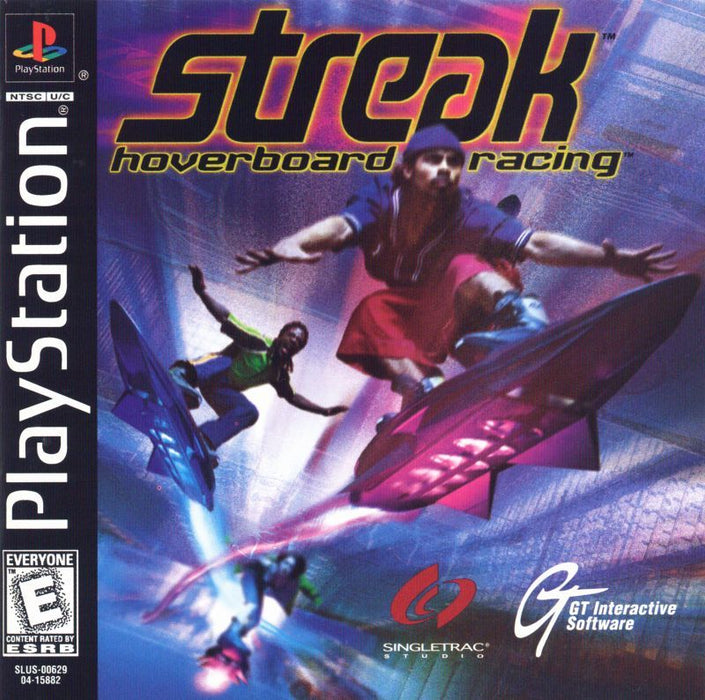 Streak Hoverboard Racing - Sony PlayStation 1 PS1 PS2 PS3 PS PSX Video Game