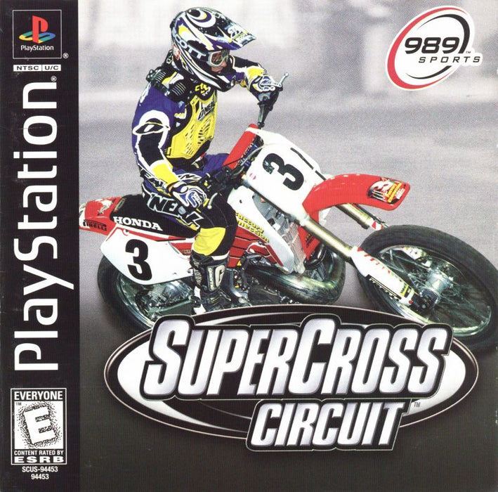 SuperCross - Sony PlayStation 1 PS1 PS2 PS3 PS PSX Video Game