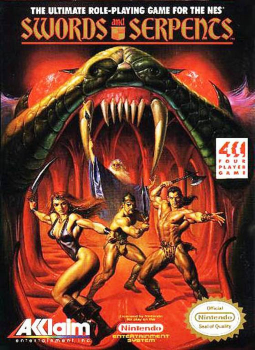 Swords and Serpents - Nintendo Entertainment System