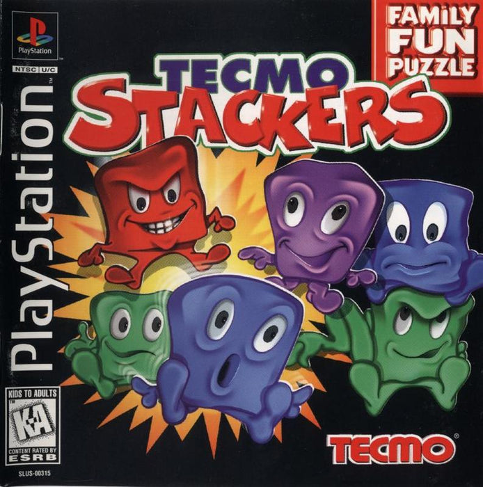 Tecmo Stackers - Sony PlayStation 1 PS1 PS2 PS3 PS PSX Video Game