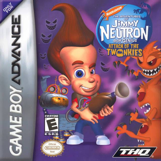 The Adventures of Jimmy Neutron Boy Genius Attack of the Twonkies - Game Boy Advance