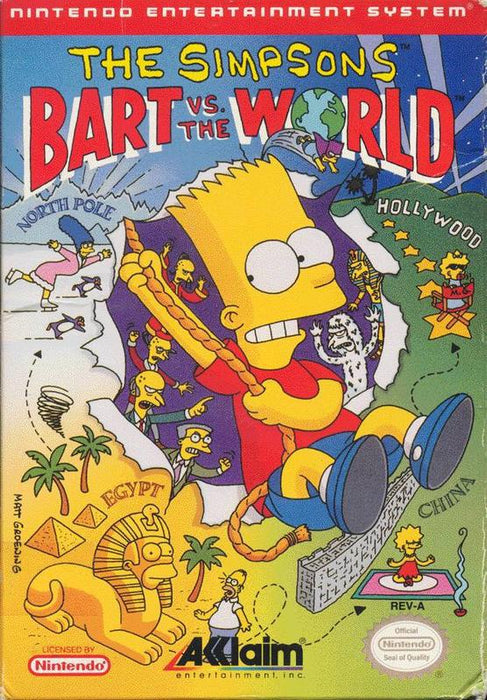 The Simpsons Bart vs. the World - Nintendo Entertainment System