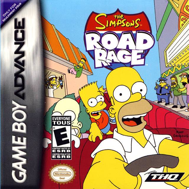 The Simpsons Road Rage - Game Boy Advance
