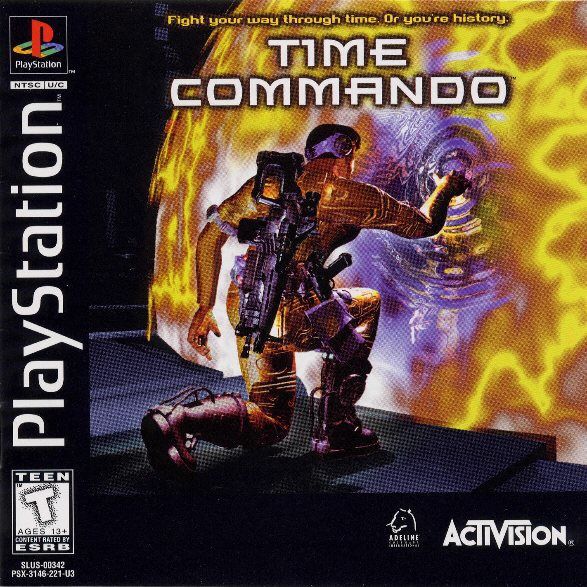 Time Commando - Sony PlayStation 1 PS1 PS2 PS3 PS PSX Video Game